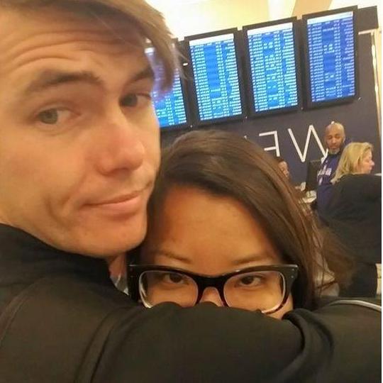 We got through the worst traveling experience together!