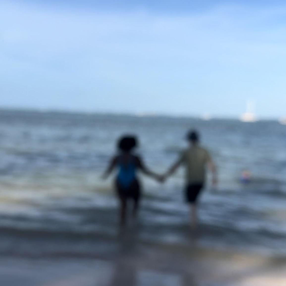 That time Cal's mom captured a beach photo shoot of the engaged couple in Punta Cana