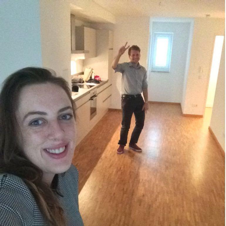 Moving into our beautiful apartment in Munich