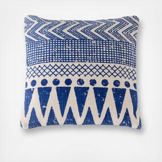 Basant Block Print Pillow