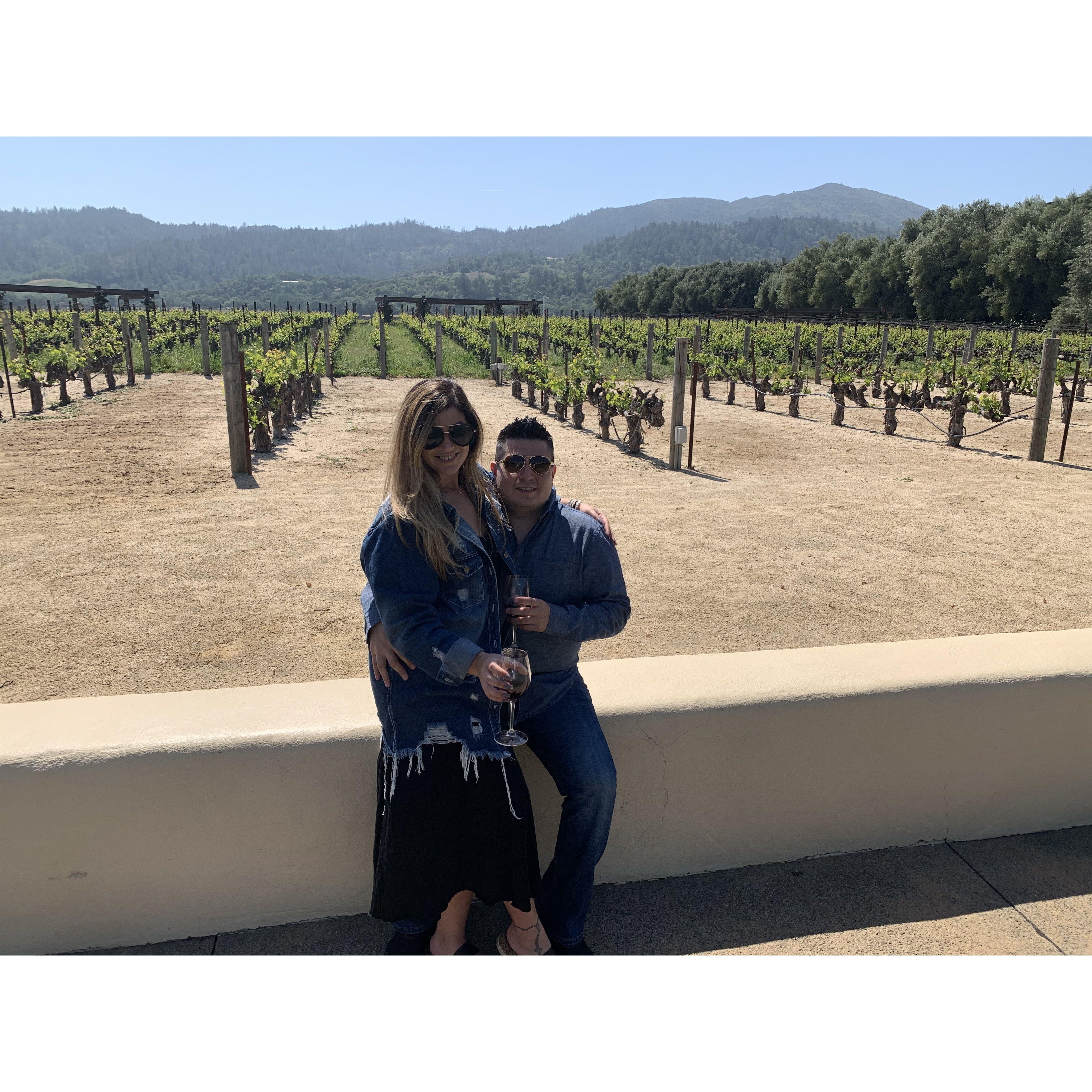 Cheers from Napa Valley