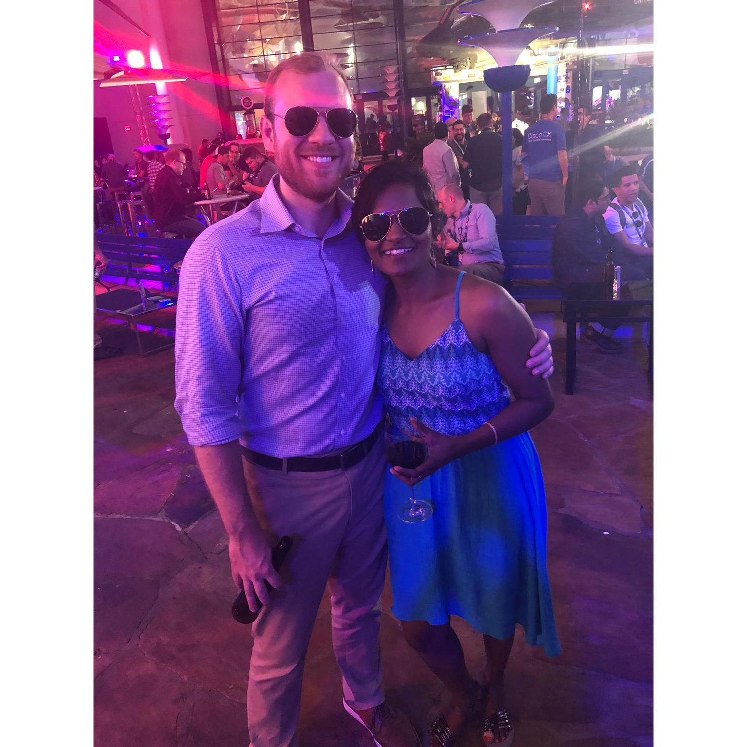 We get to spend some moments on sales kick-off conferences