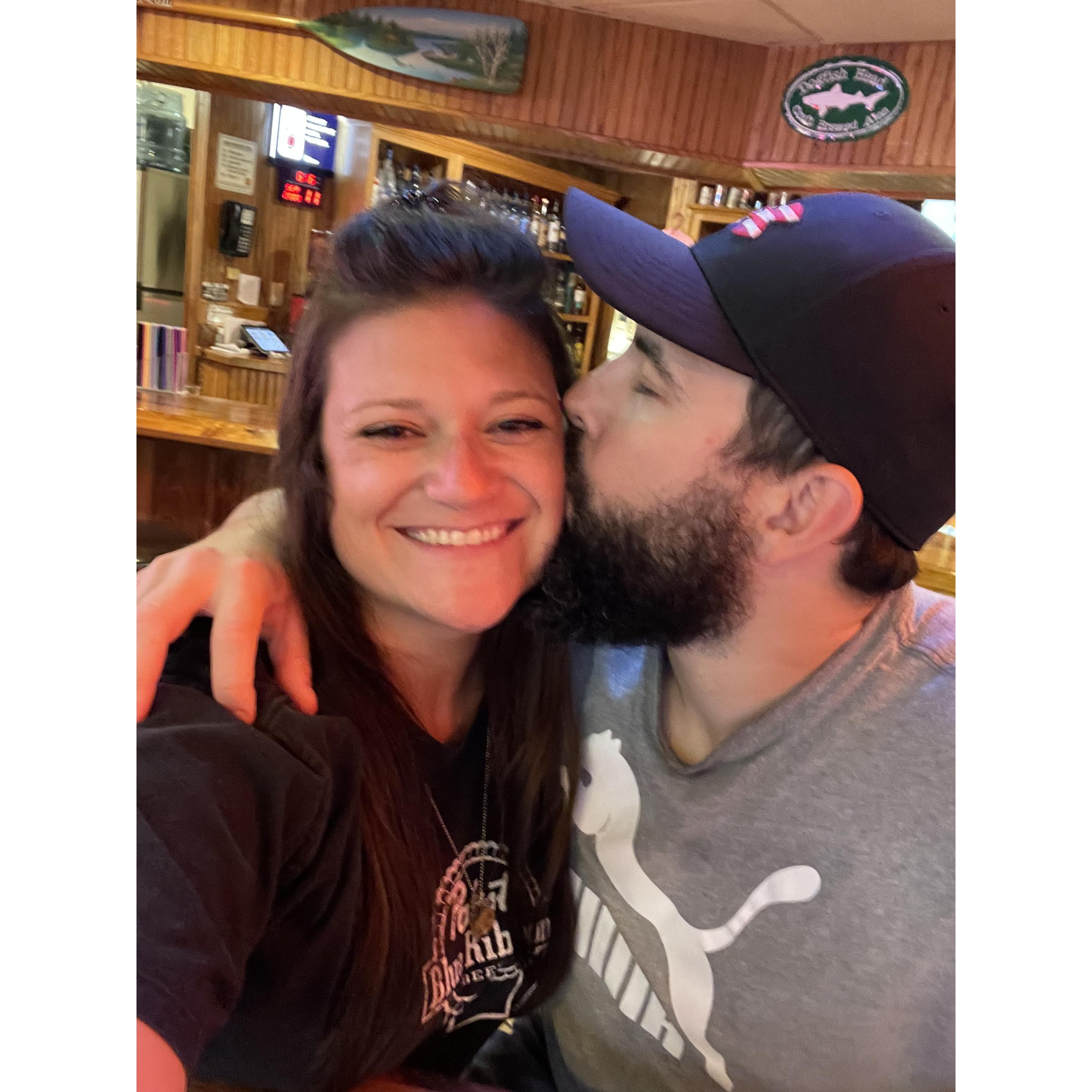 Our favorite place to go - Dick's Bar and Grill in Osseo, MN.