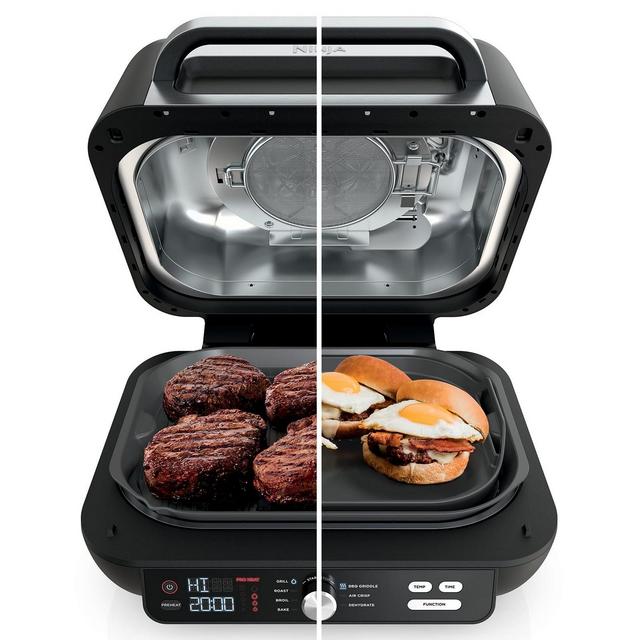Ninja IG601 Foodi™ XL Pro Indoor Grill & Griddle, 4-qt Air Fryer, Roast, Bake, Dehydrate, & Broil, IG601