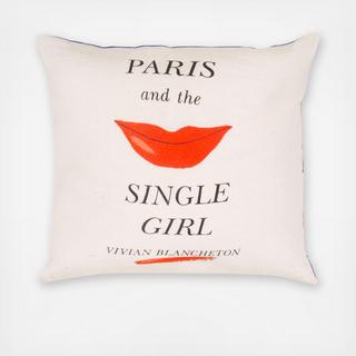 Yorkville Paris and the Single Girl Throw Pillow