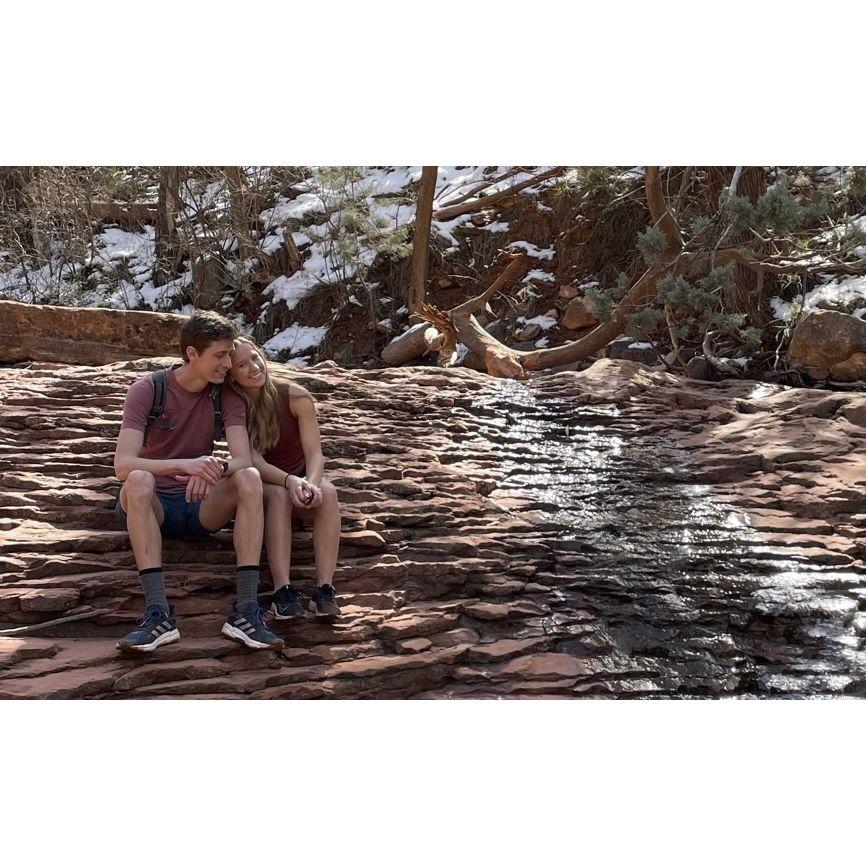 Catherine and Mason in Sedona, AZ in February 2022