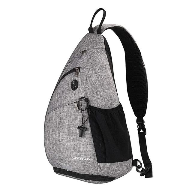 WATERFLY Sling Backpack Sling Bag Crossbody Daypack Casual Backpack Chest Bag