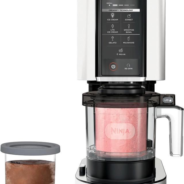 Ninja - CREAMi, Ice Cream Maker, 7 One-Touch Programs - White