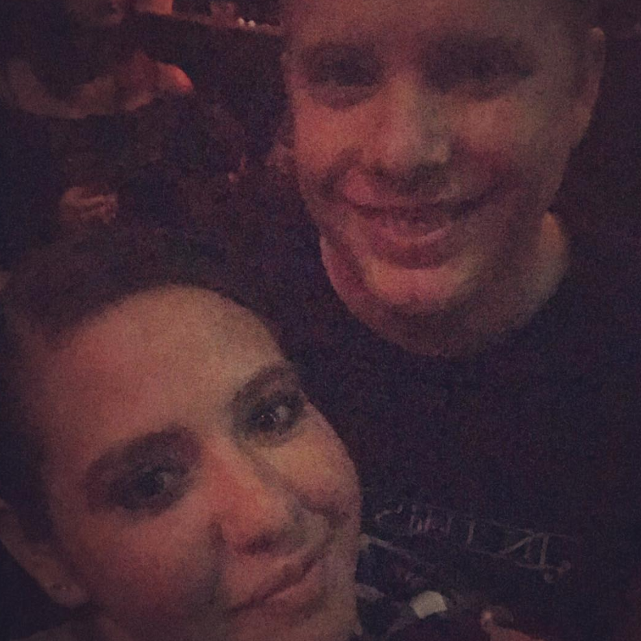 One of many concert selfies