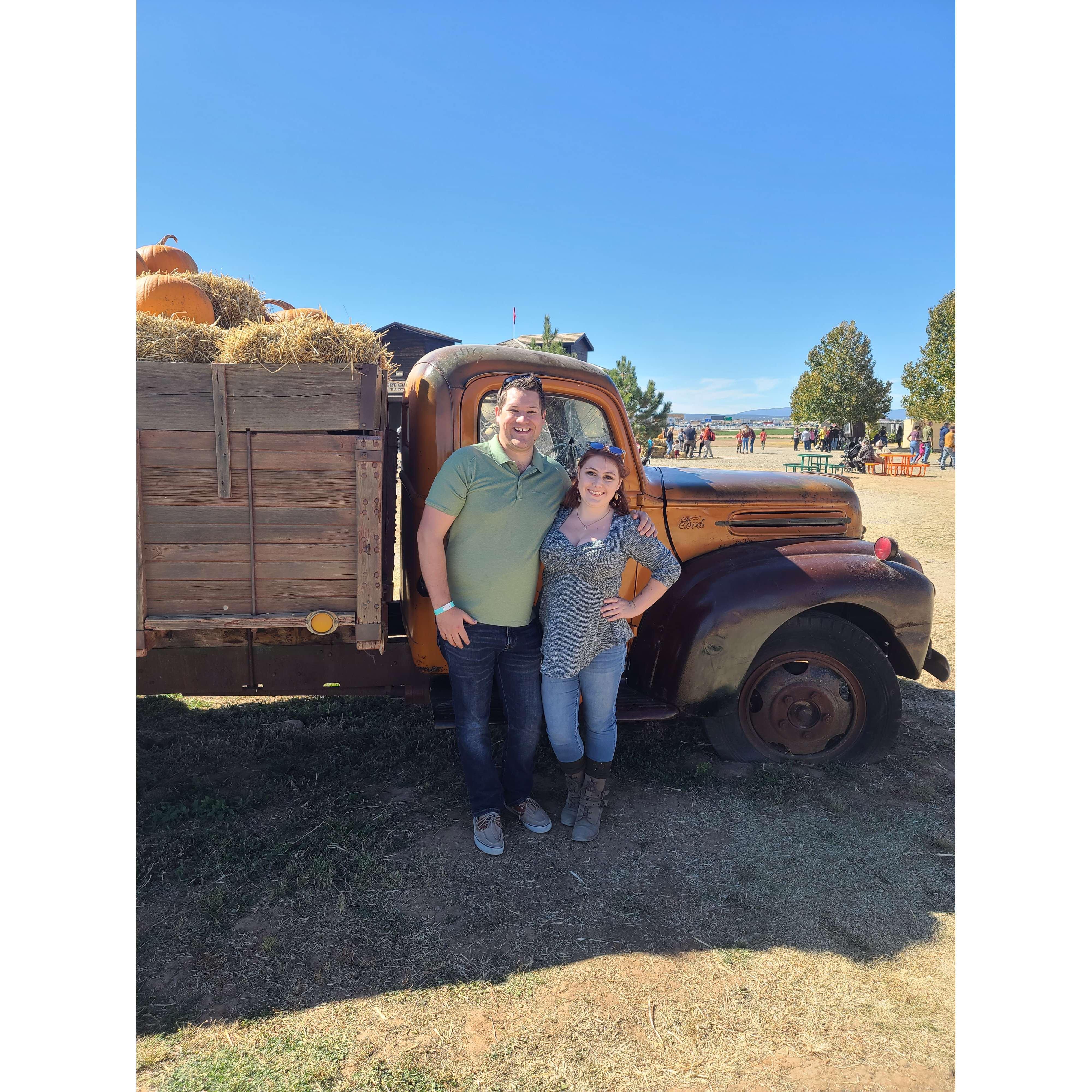 We both love fall so it was a perfect date.
