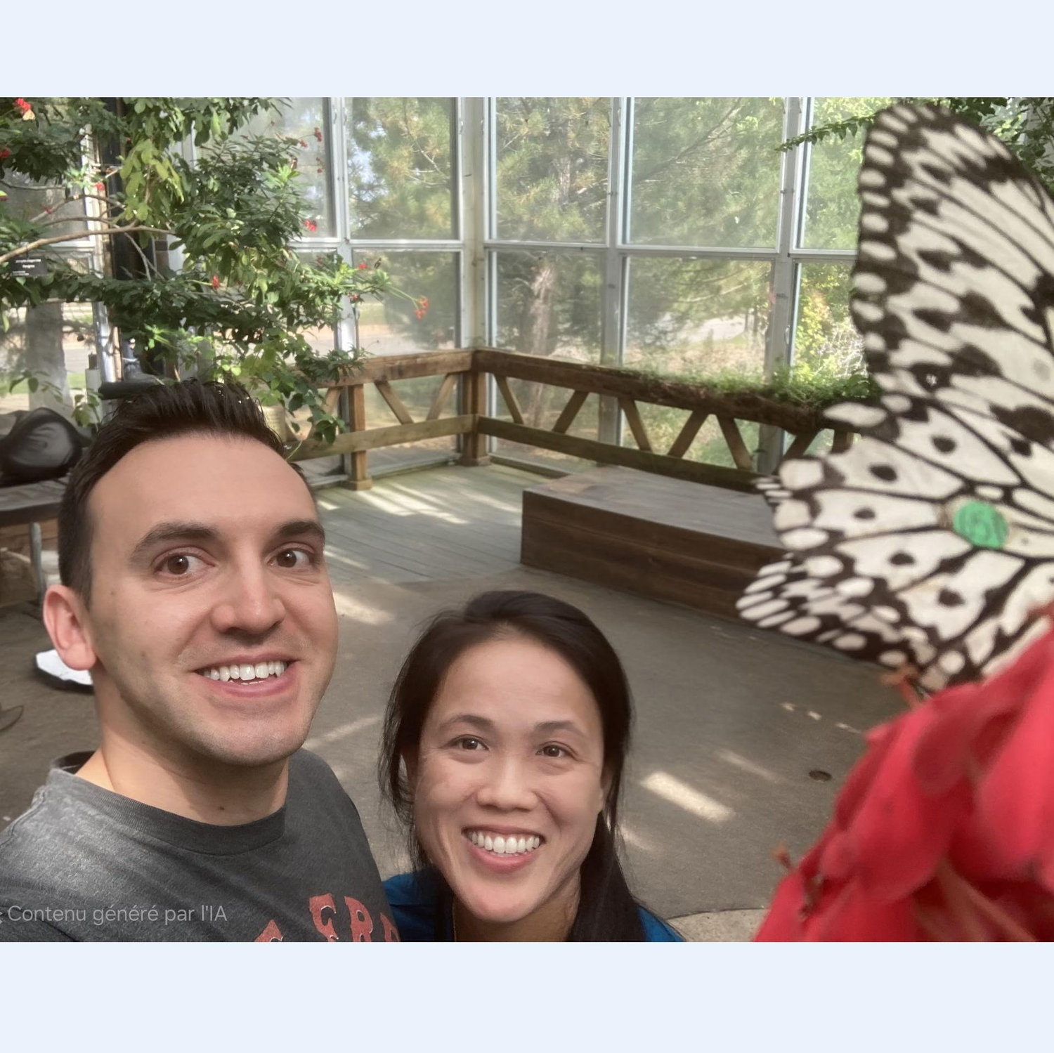 Butterfly pavilion. And yes, we AI'd some people out of the background.