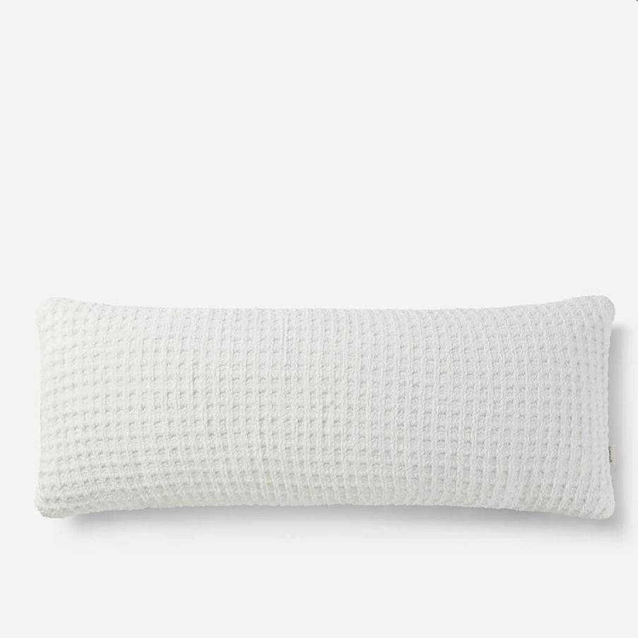 Snug Waffle Lumbar Pillow