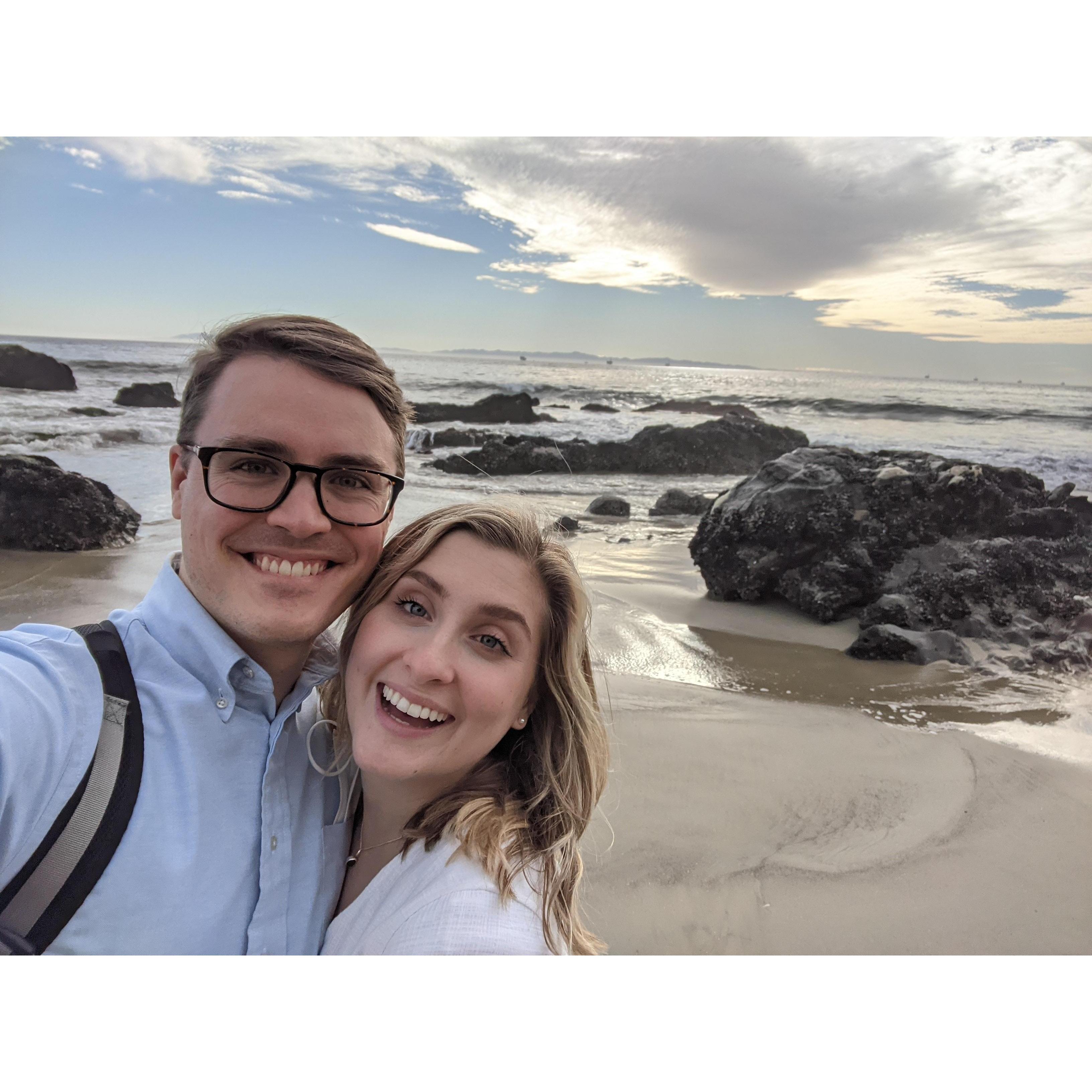 We both love the beach!
