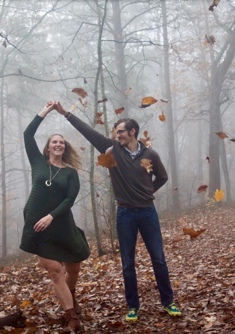 Pic Credit: Stella Valesco
Leaf Credit: Kathleen LaPorte.
Professionally Unprofessionally done engagement photos at Pine Mountain Park in Cartersville.
