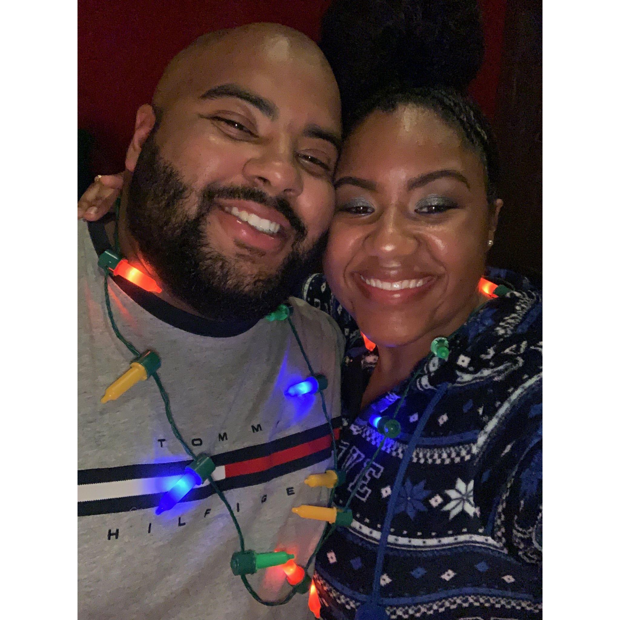 December 2018: At Brianna's family Annual Christmas Eve party
