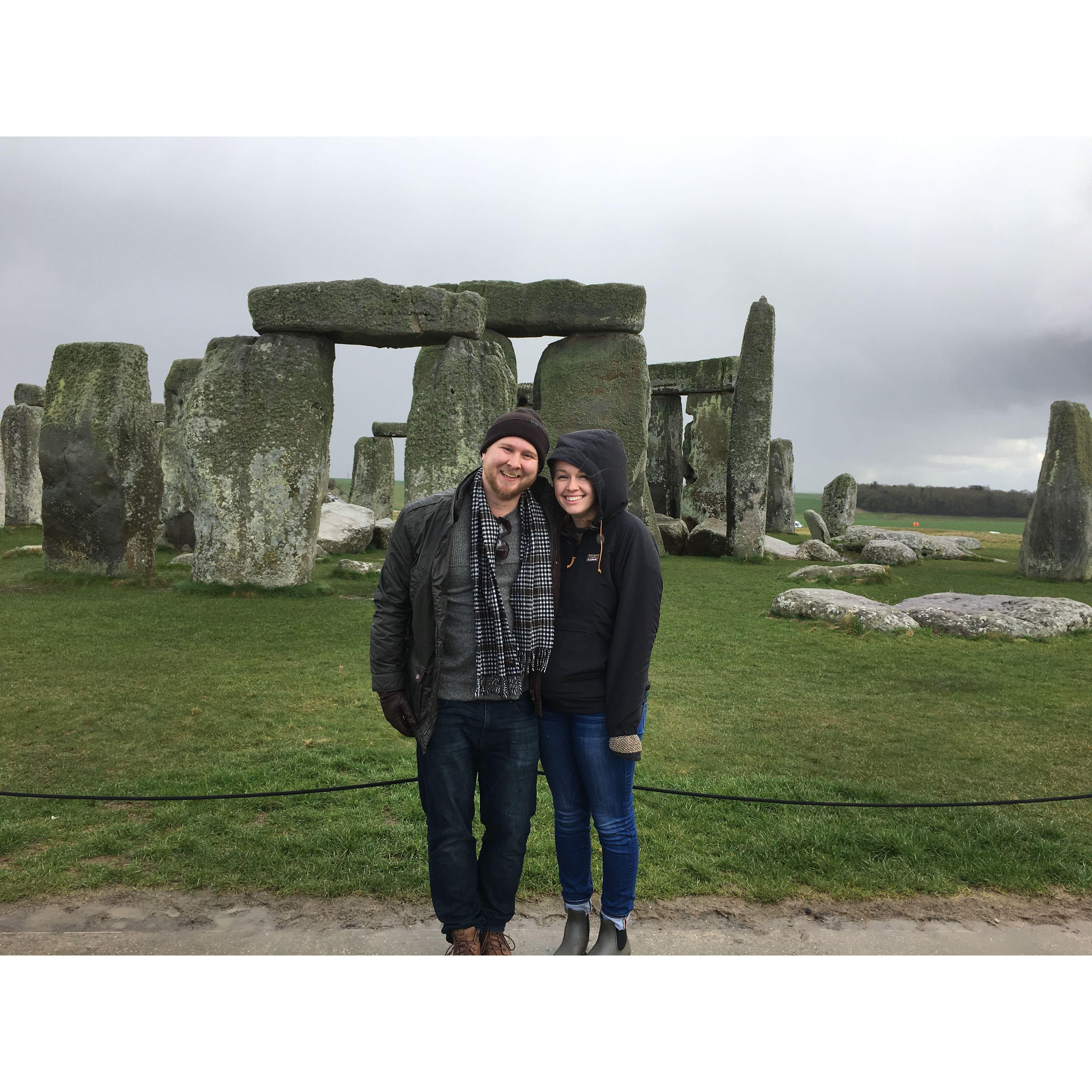 Stonehenge,  definitely aliens.