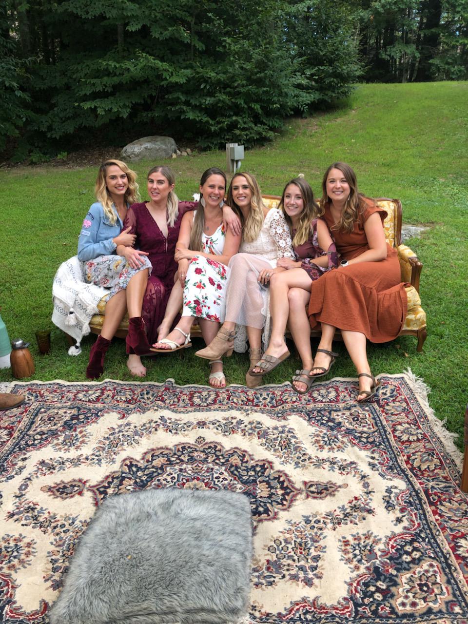 Kristina with best childhood friends Courtney, Emily, Kendall, Karissa, and Katie!