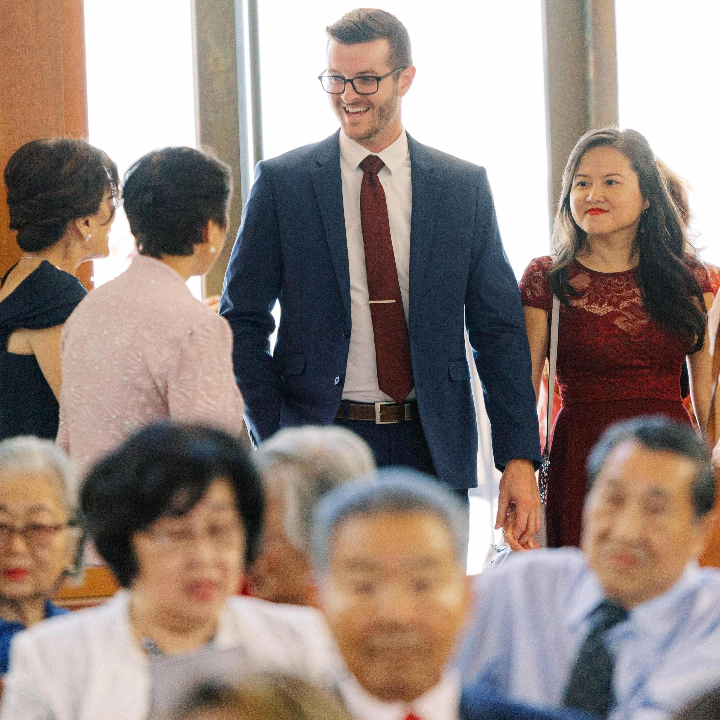 "So tall. And so handsome." --Chinese moms meeting Chris for the first time