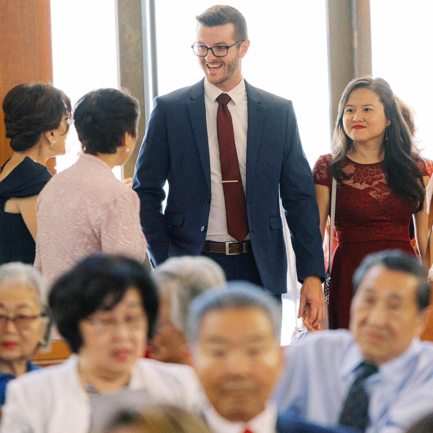 "So tall. And so handsome." --Chinese moms meeting Chris for the first time
