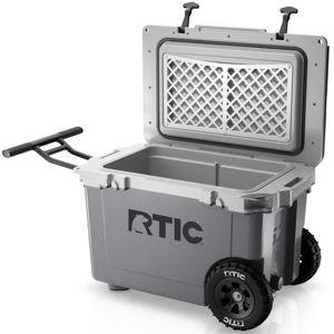 52 QT Ultra-Light Wheeled Cooler. (Dark Grey & Cool Grey)