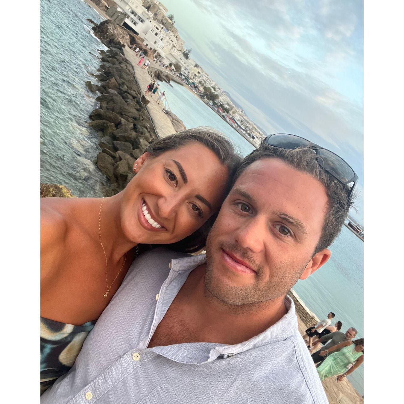 Walking around Naxos, Greece.