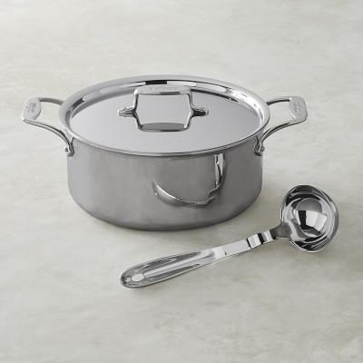 All-Clad d5 Stainless-Steel Ultimate Soup Pot with Ladle