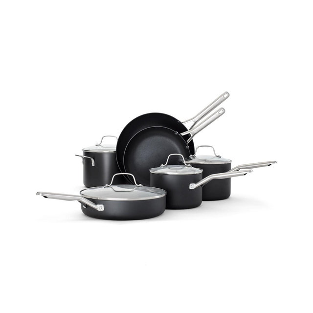 Calphalon Hard-Anodized Nonstick 10-Piece Cookware Set