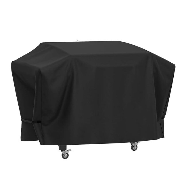 Intetiow Griddle Cover for Blackstone 36 Inch Griddle with Hood 5482, Heavy Duty 600D Waterproof Flat Top Gas Cover for 36" Blackstone 4 Burner Griddle Accessories with Strap Black