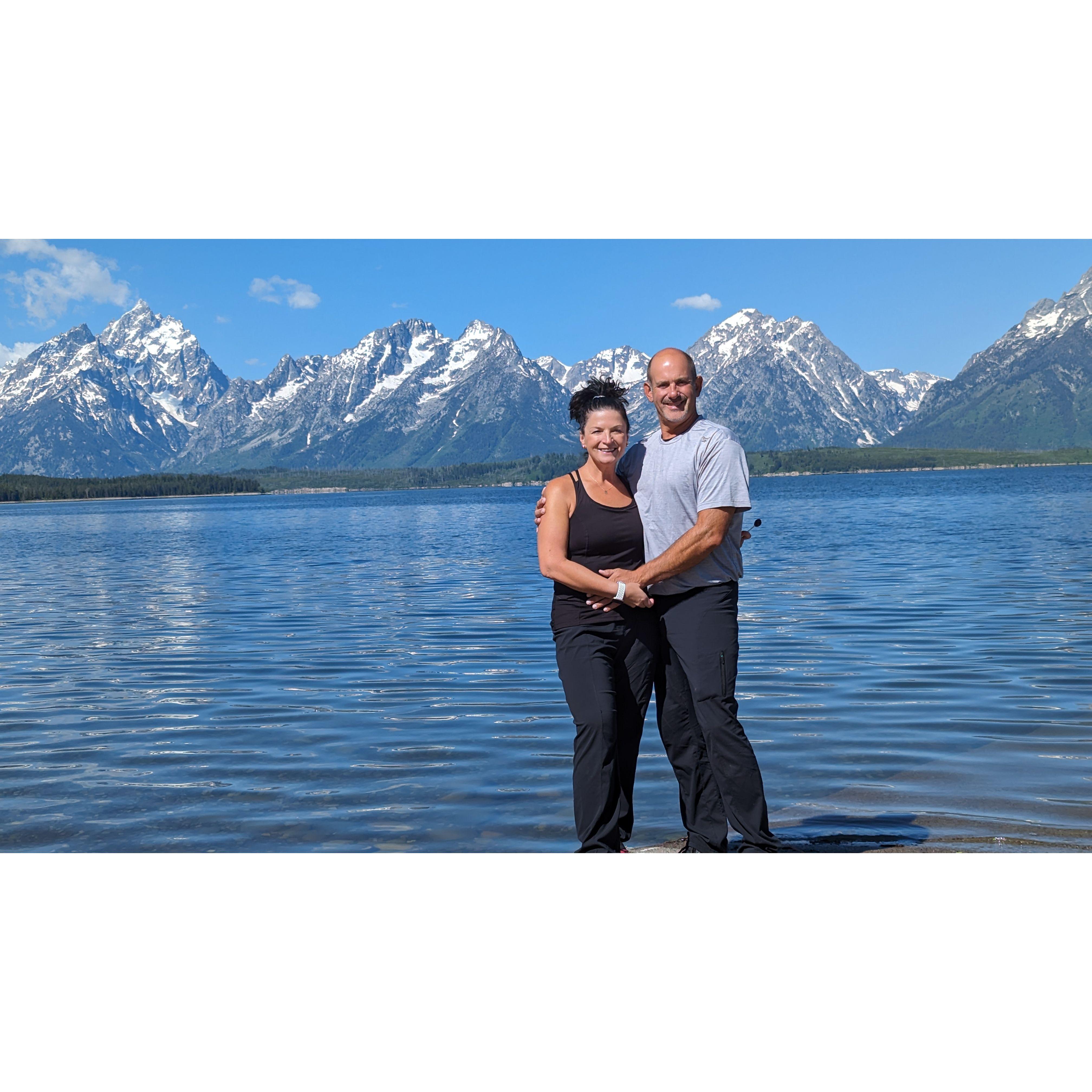 Can't beat the Tetons as a backdrop!
