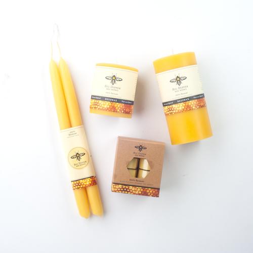 3x6 Pillar Beeswax Candle