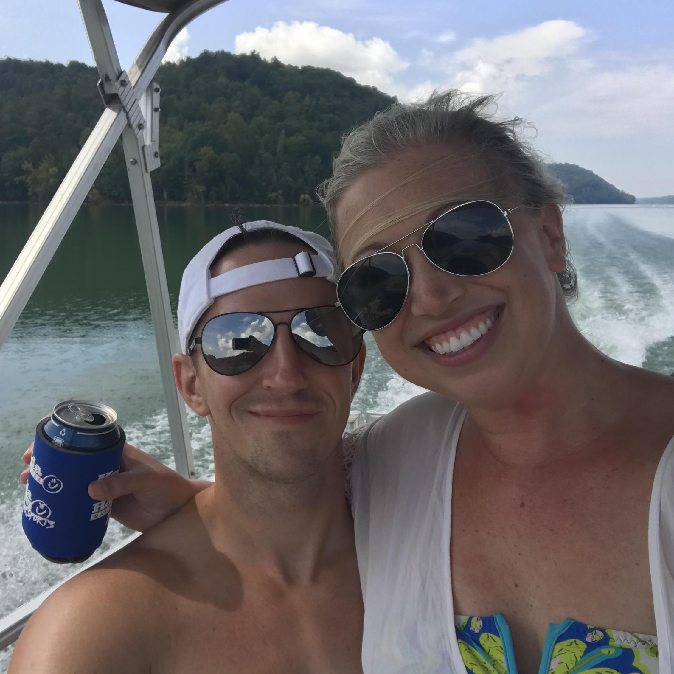 Boating on Norris Lake.