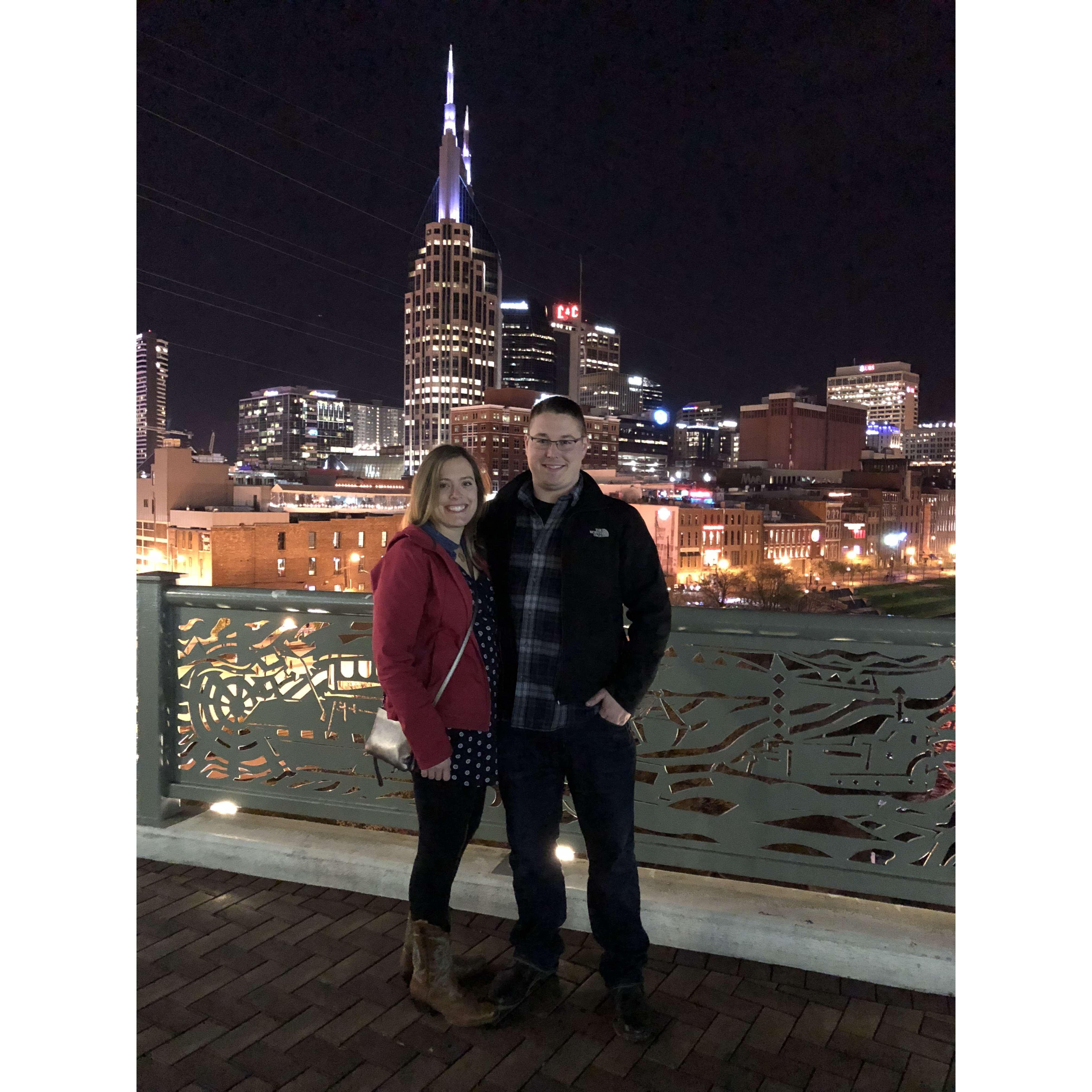 Our first trip together in Nashville, TN.