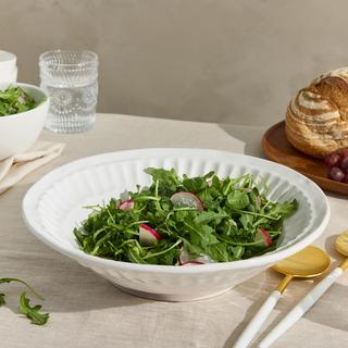 Pietra Serena Shallow Large Serving Bowl