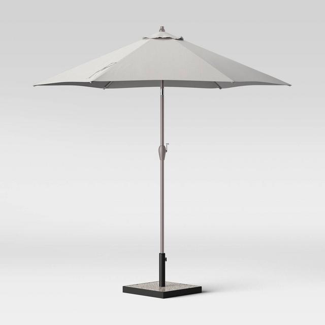 9' Round Patio Umbrella DuraSeason Fabric™ Smoke - Ash Pole - Project 62™