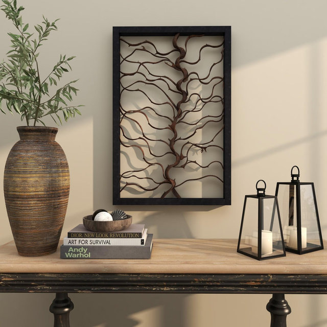 Framed Tree Branch Wall Decor
