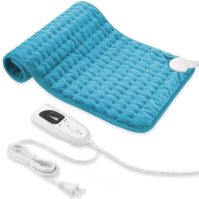 Electric Heating pad for Back Neck Shoulder Knee Arms Legs- Electric Heat Pads with 6 Heat Settings & Auto Shut Off &Dry/Moist Heat Heating Pad for Birthday Mother Father Gril Men Women