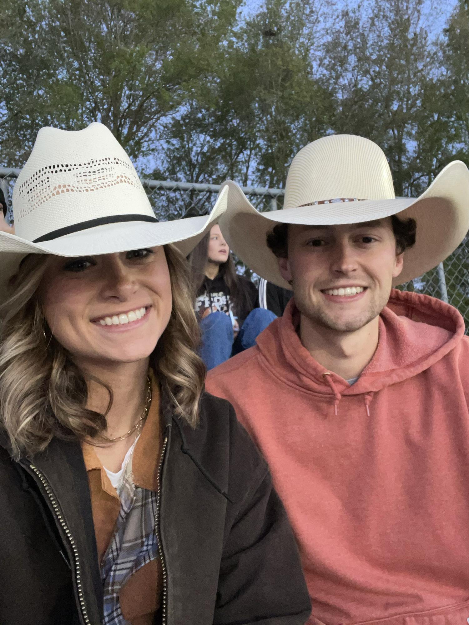 A rodeo in the freezing cold!