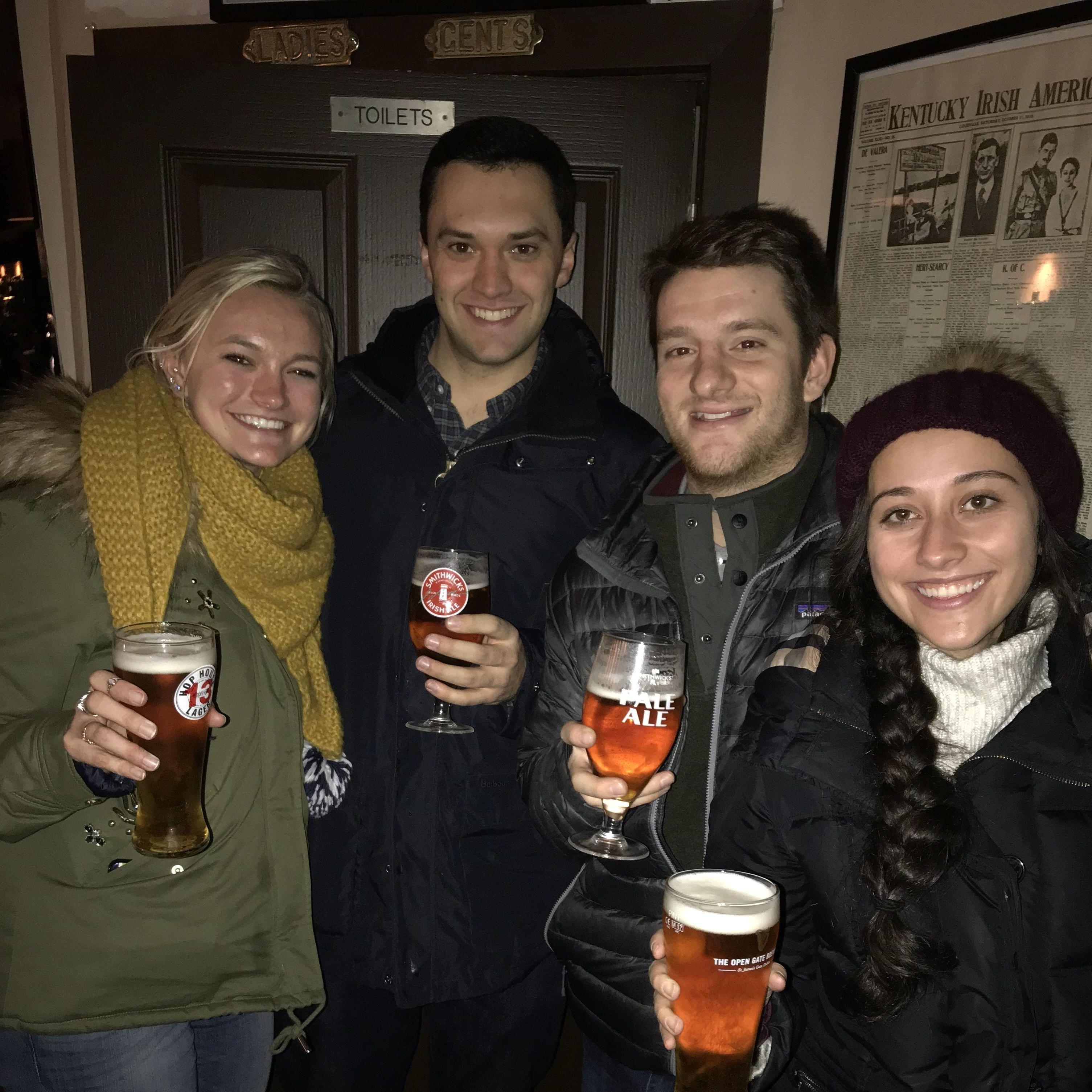 Dublin bar crawl. Q has been there since the beginning!
