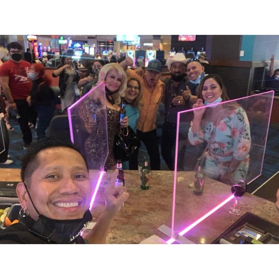 Shots at the casino!