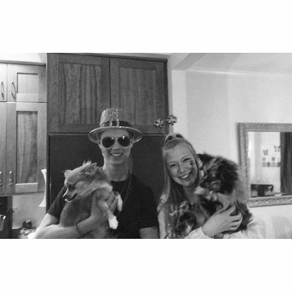 Our first ever picture together, before we started dating! 2018