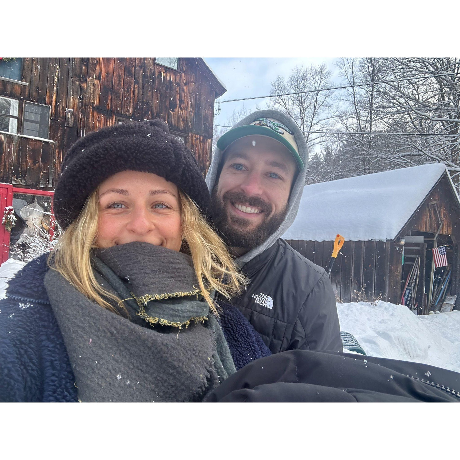 Winter wonderland Vermont trip to see Ali!