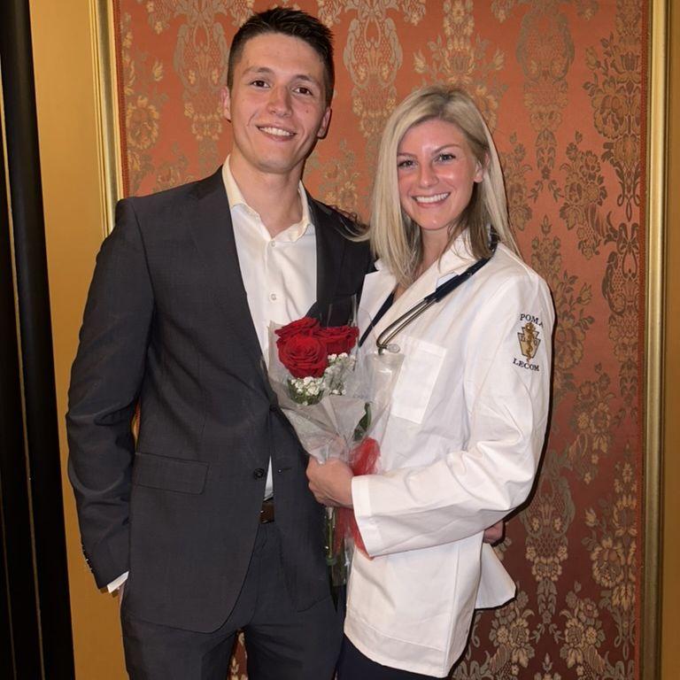 Our first major outing- Kaitlyn's White Coat Ceremony (2023)!