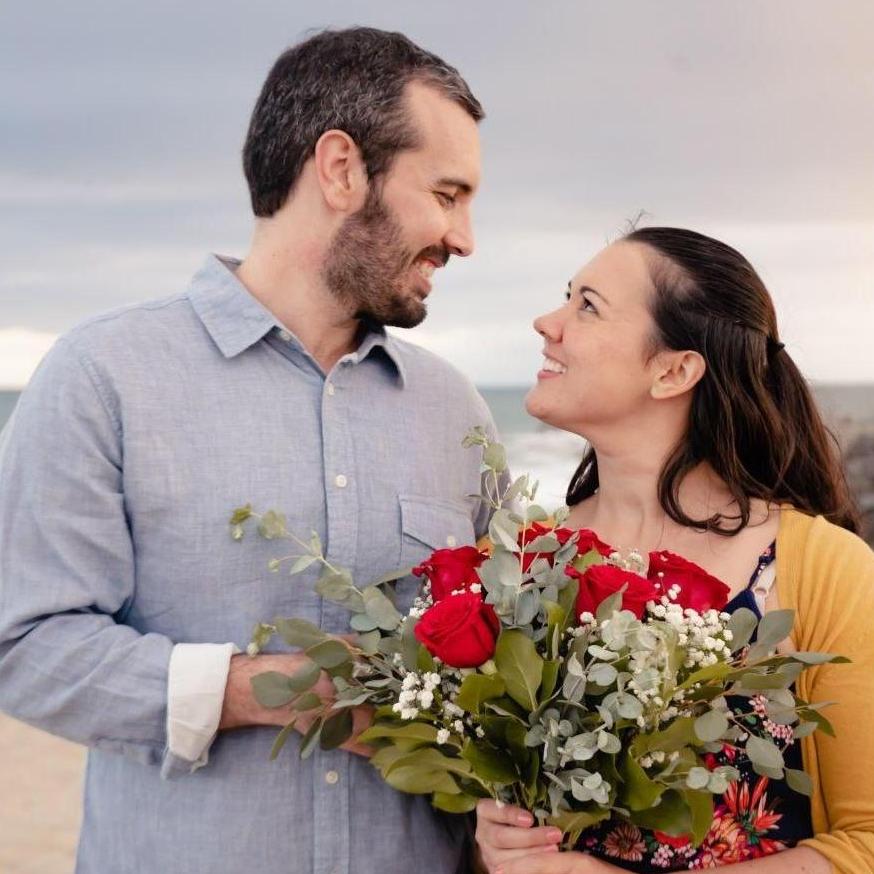 After she said "Yes!"