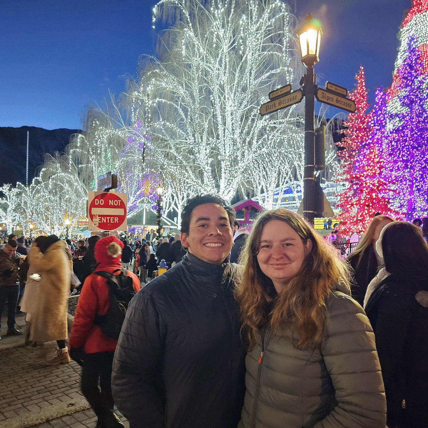Our first Christmas together! We spent the holiday in Leavenworth.