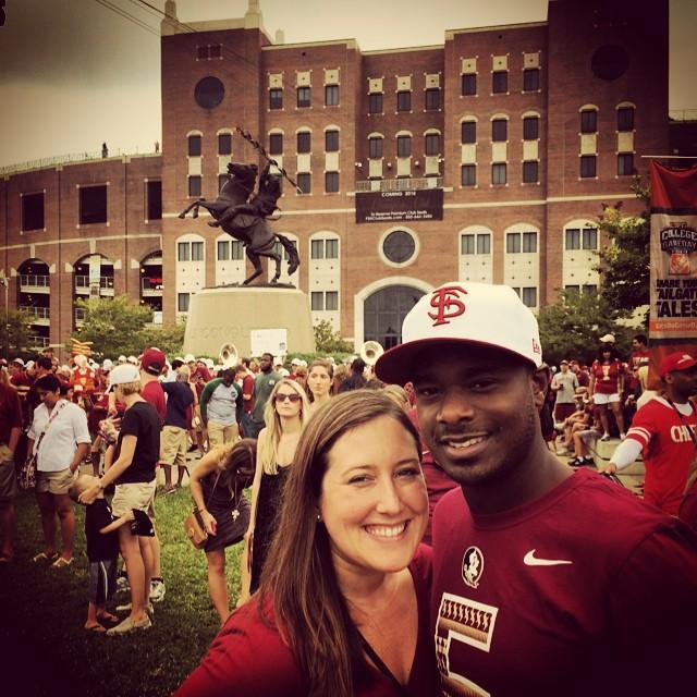 First FSU gameday together! GO NOLES!!!