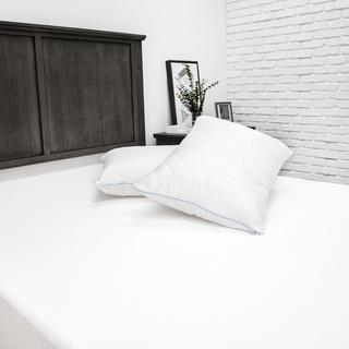 Bed Pillow with 250-TC Zippered Pillow Cover, Set of 2