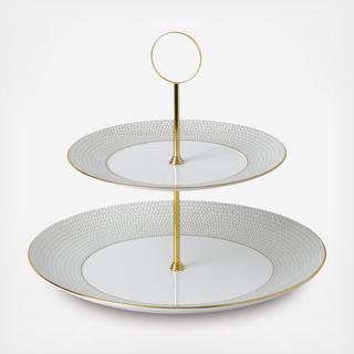 Gio Metallic 2-Tiered Server