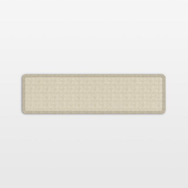 GelPro Designer Comfort Tweed Antique White Kitchen Mat 20"x72"