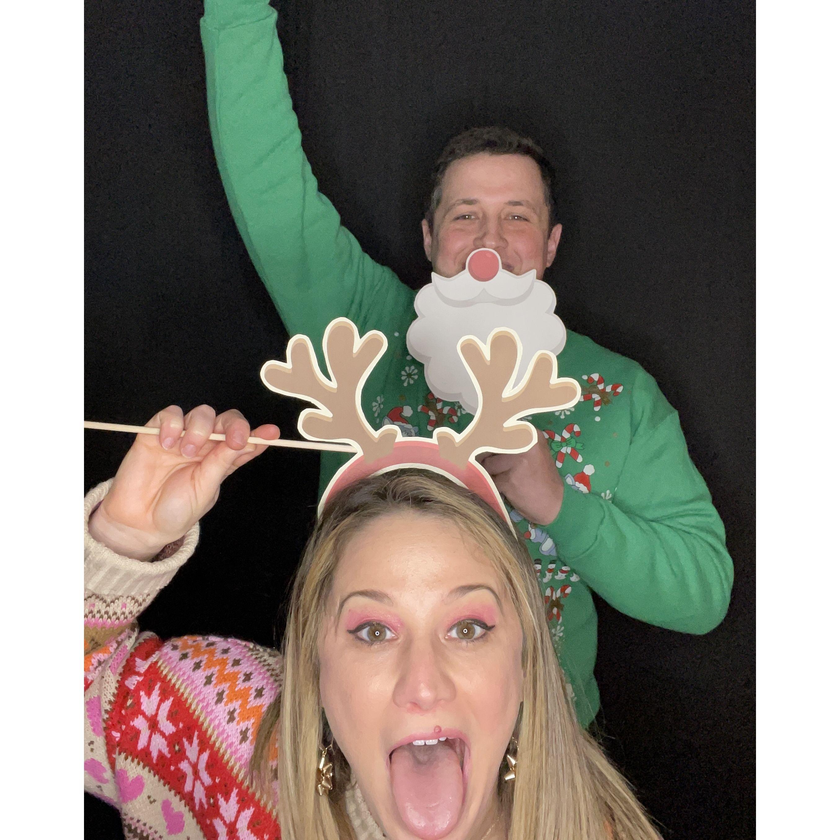 santa & rudolph