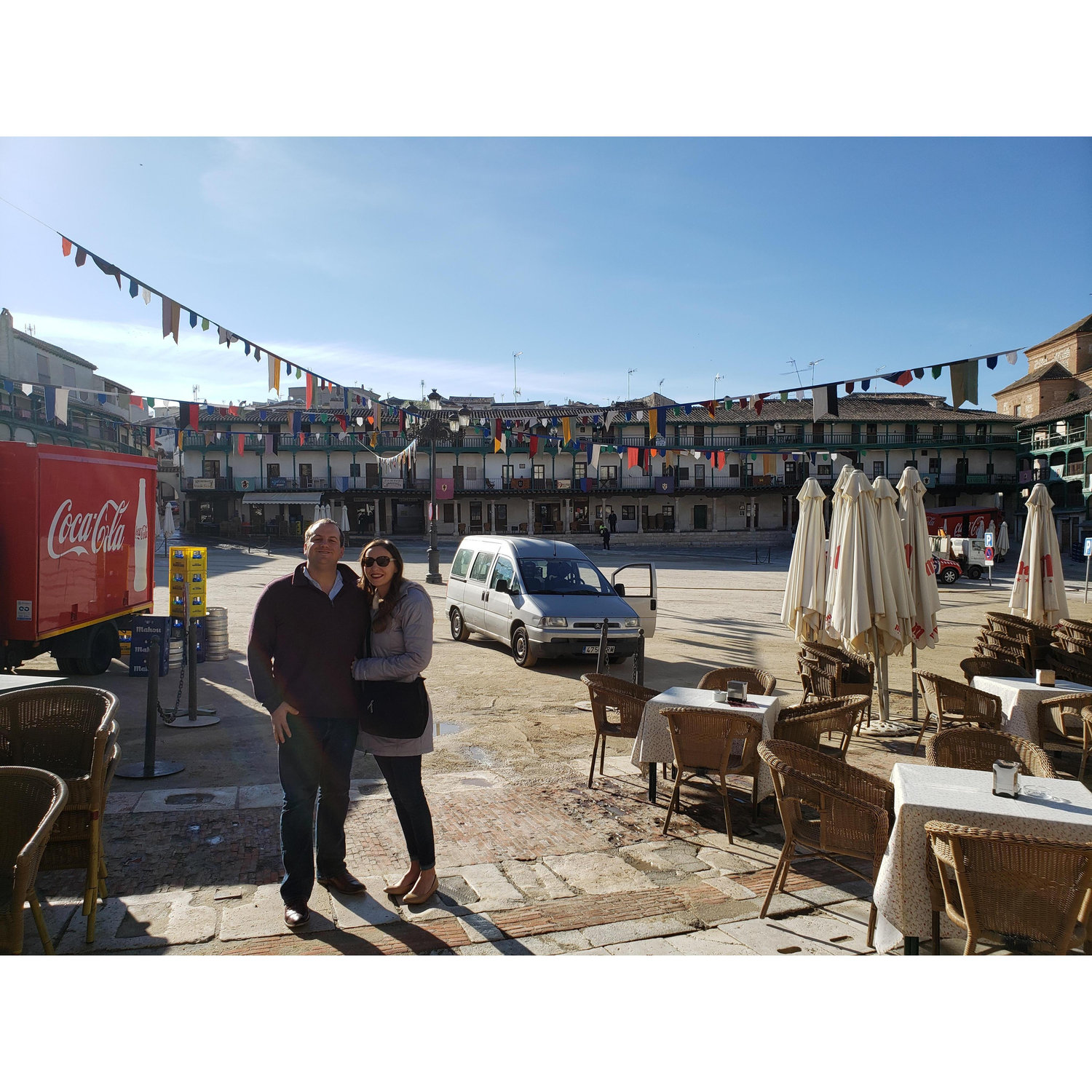 Immediately after this photo, we drank Chinchon at 9AM. This caused Bailey to steal Matt's straight black coffee in a best attempt to get rid of the taste. Never again.